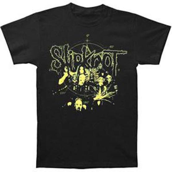 Slipknot Band T-shirt Yellow Duotone Shirt - XL L
