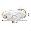 Clear Platters for Serving Snacks and Desserts at Celebrations