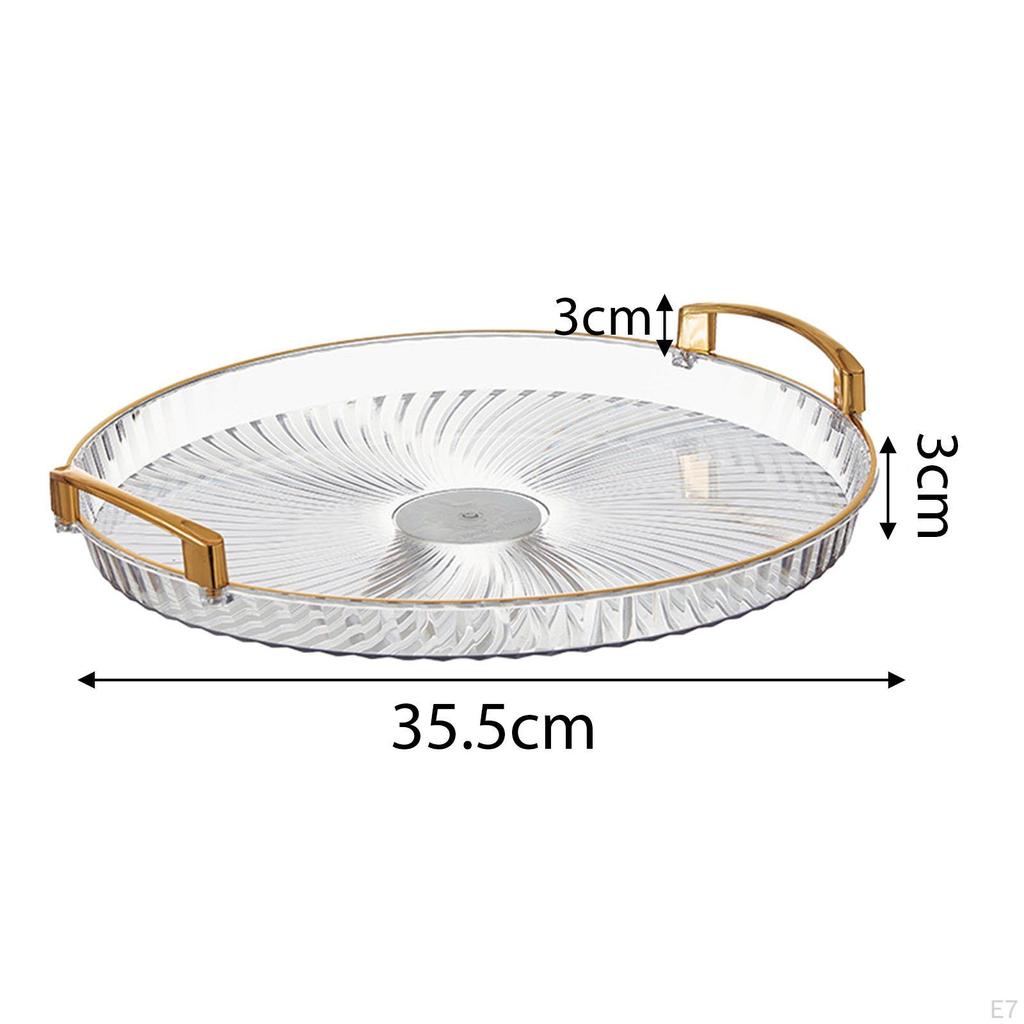 Clear Platters for Serving Snacks and Desserts at Celebrations