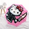 1pc Hello Kitty Automatic Umbrella 8-Bone Design Compact Gear for Outdoor Travel, Perfect Helloween Chrismas Gift for Friends or Family yy250829156