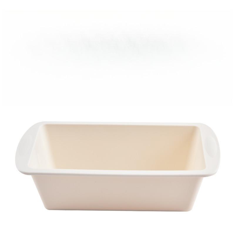 

1pc Non-Stick Candy Toast Mould Bakeware Rectangular Household Baking Dishes DIY Silicone Mold Kitchen Supplies Mould Loaf білий