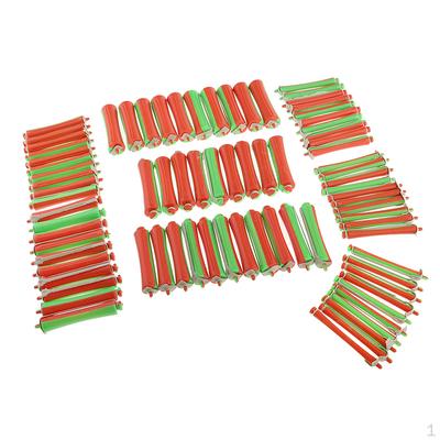 Lots 80 Pieces Assorted Sized Plastic Perm Rod Hair Hairdressing Curler Styling DIY Curling Rollers