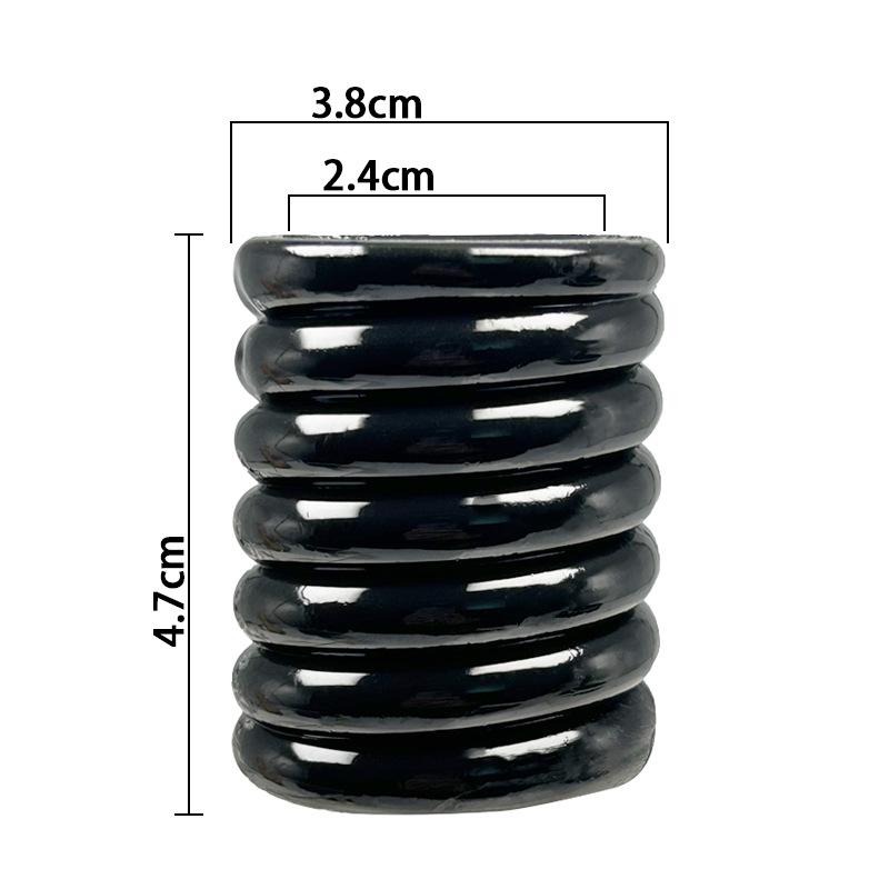 Špičkový erotický kroužek pro cudnost a oddálení ejakulace pro předkožku - Odolný design s očkem