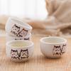 Ceramic Lucky Cat Teapot with 4 Tea Cups Portable Chinese Kung Fu Tea Set Tea Kettle 200ml Maneki Neko Teacup