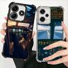 Aviation Aeroplane Pilot Cockpit Plating Phone Case For Xiaomi Redmi Note 14 15 Pro Plus 13 12 11 11S 11T 10 9S 9 5G Anti-Fall A