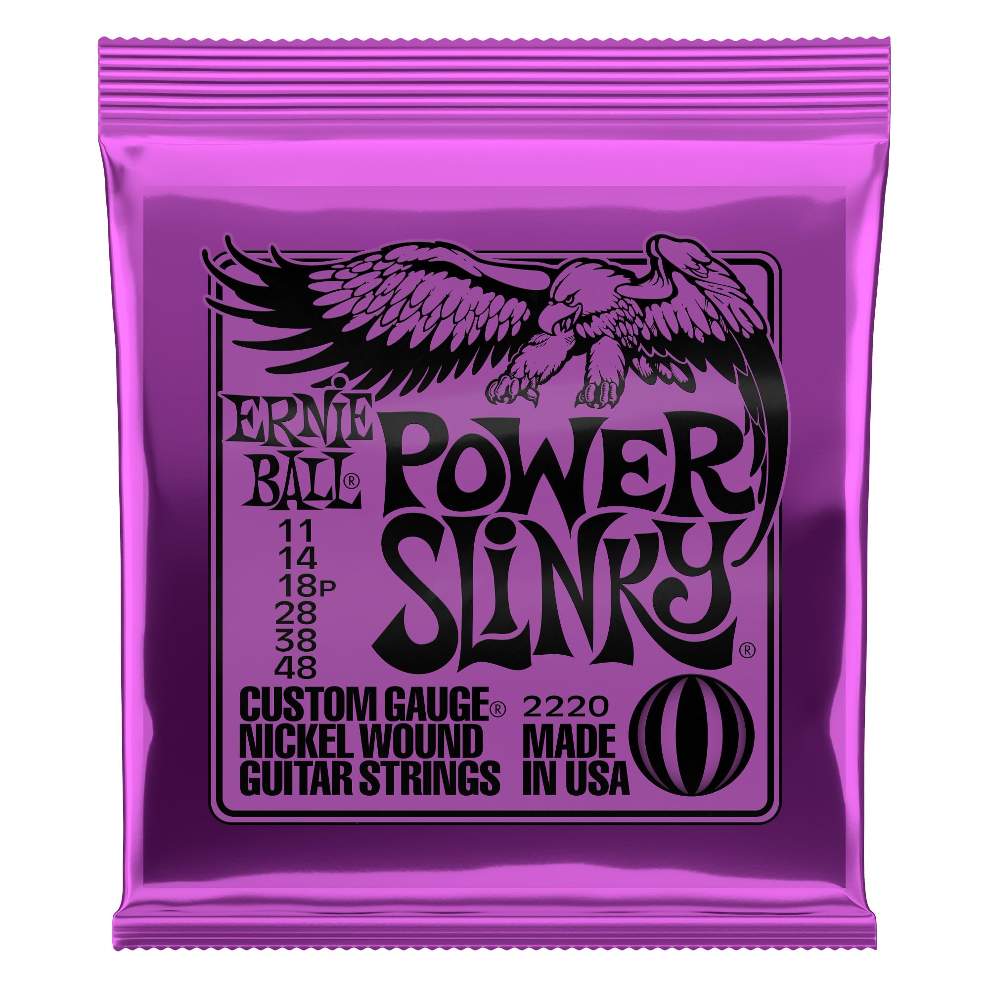 

ERNIE BALL 2220 Струны для электрогитары POWER SLINKY Power Slinky [Оригинал] (11-48)