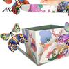 Geschenkbox mit fliegenden Schmetterlingen Schmetterlings-Explosionsbox, DIY Überraschungs-Explosions-Geschenkehalter 4 Abschlussverpackungseffekt für Geburtstag,