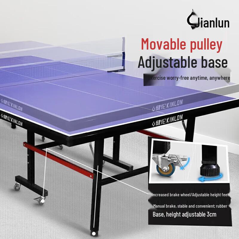 Set Masa Ping Pong Pliabilă Avansată Jeeanlean Competition pentru Interior