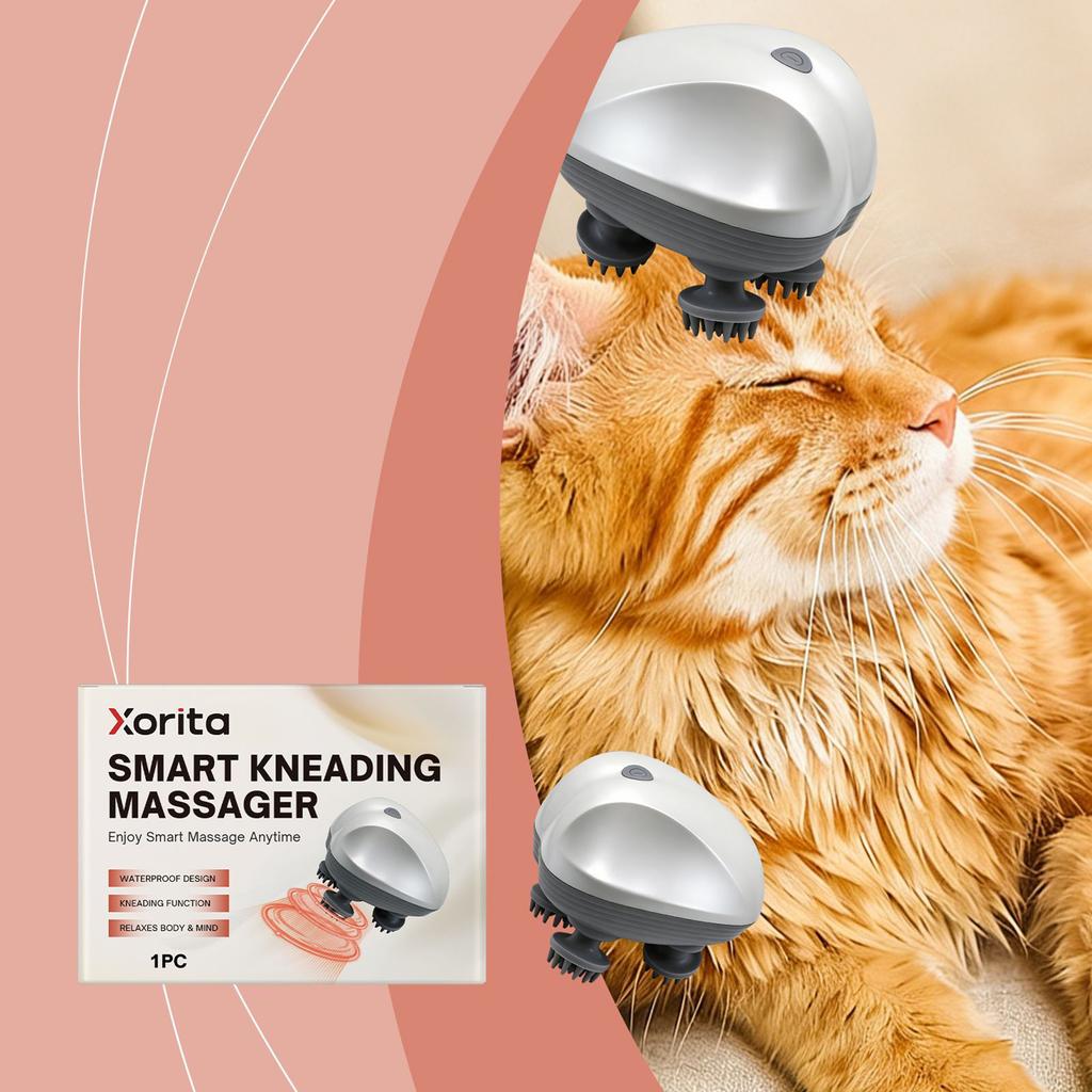 Pet Massager Gentle Vibration Relaxation Tool for Anxiety Relief and Blood Circulation