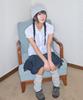 Kiibi Cozy Stripe Reversible Beanie Light Gray