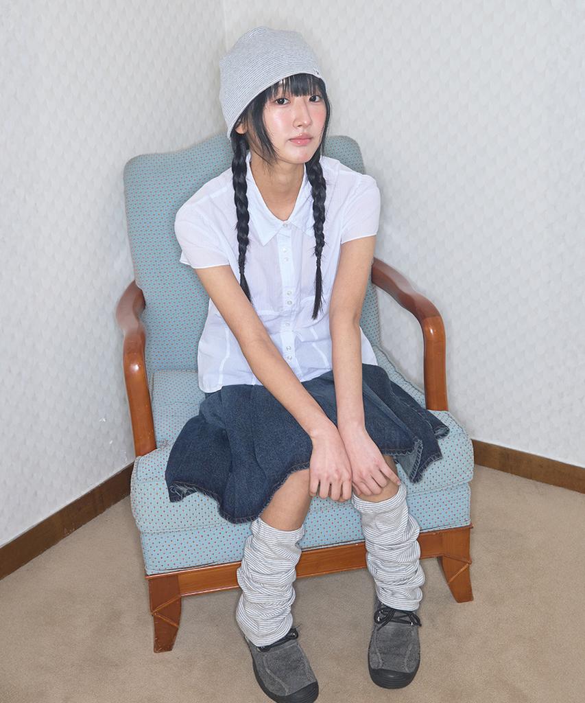 Kiibi Cozy Stripe Reversible Beanie Light Gray