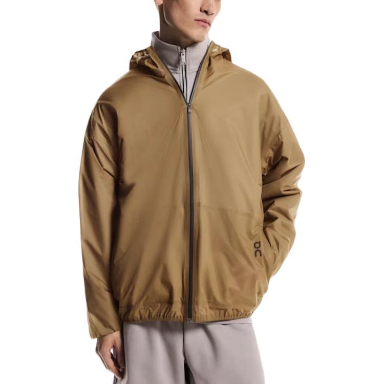 On Explorer Lightweight Solid Color Zip-Up Waterproof Lg Sleeve Jacket Men Jackets 1MG11030635