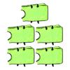 5PCS Kids Training Vests Sleeveless Practice Pinnies Round Neck Team Tank for Football Sports Fluorescent Green