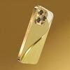 Plated-gold glass phone case with patterns, suitable for iPhone 17/16/15/14/13/12/11, etc. The top choice for giving gifts.