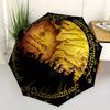 Middle Earth Map: Fantasy World Art PrintUmbrella, Portable 3-Fold Compact Umbrella for Men & Women Gift