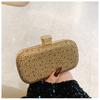 Fashion Ladies Shiny Luxury Rhinestone Decorative Clutch Bag Evening Bag Elegant Temperament Dinner Bag