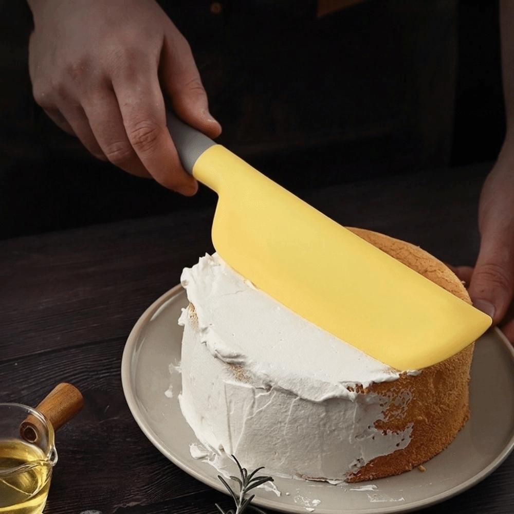 Silicone Silicone Spatula Non Stick Cake Cream Scraper Baking Spatula Scraper  Batter Folding