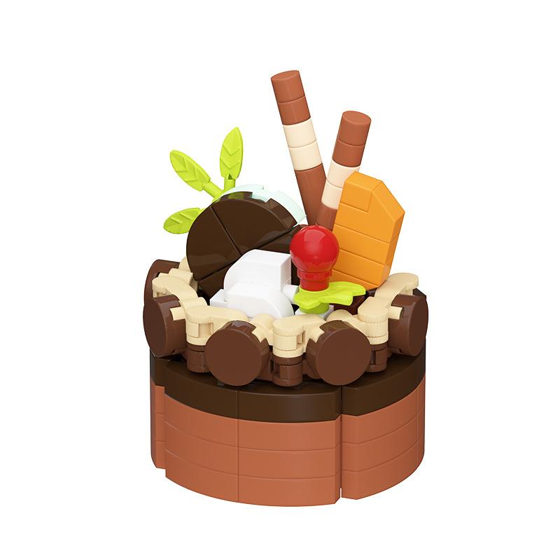 Creative Building Blocks, Birthday Cake Dessert, Party Building Blocks, Girl's Birthday Gift, Birthday Cake Building Blocks