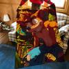 Game C-Crash B-Bandicoot Throw Flannel Cozy Print Blanket, Portable, Durable Machine Washable cute Cool