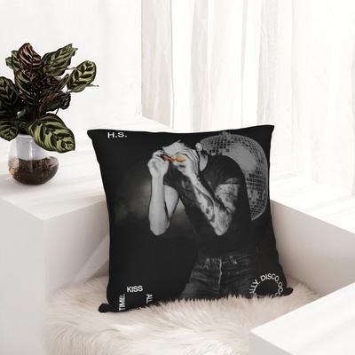 Harrys Styles Kiss All the Time Disco Occasionally Pillowcase Soft Fabric Cushion Cover Aperture Throw Pillow Case Cover Bed
