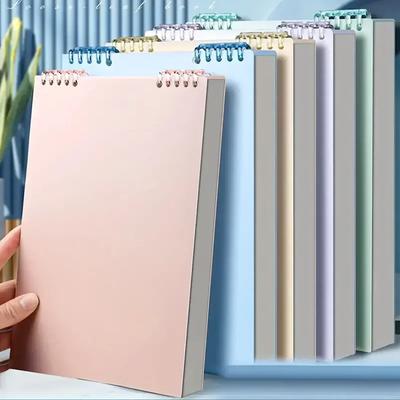 A5 60 Blatt Dickes Notizbuch Spiralbindung Loseblatt-Notizbücher mit Liniertem Papier für Studenten Schule Büro Schreibwaren