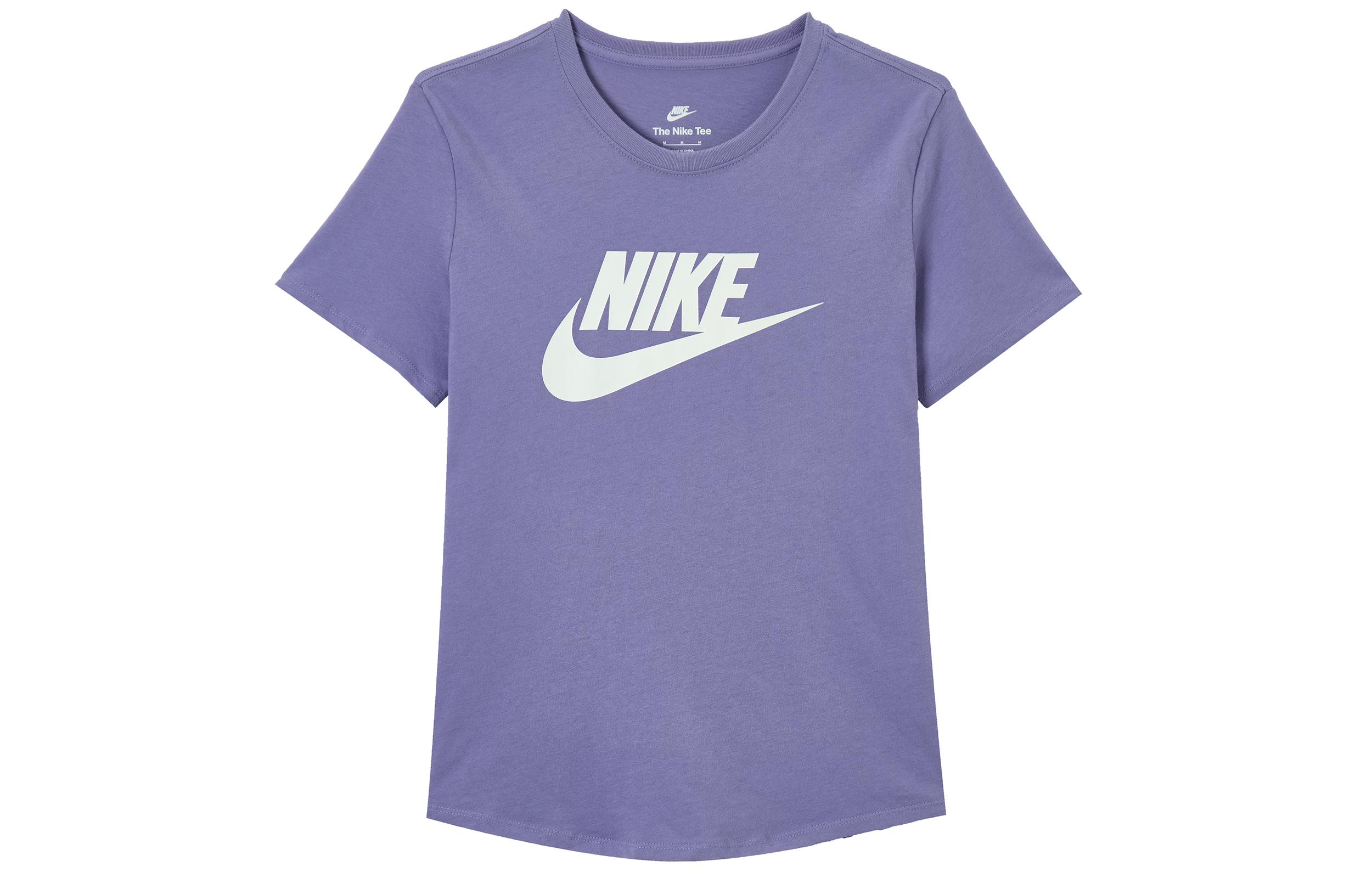 Nike Sportswear Essentials Regular T Shirt Women s Soft Purple DX7907-527