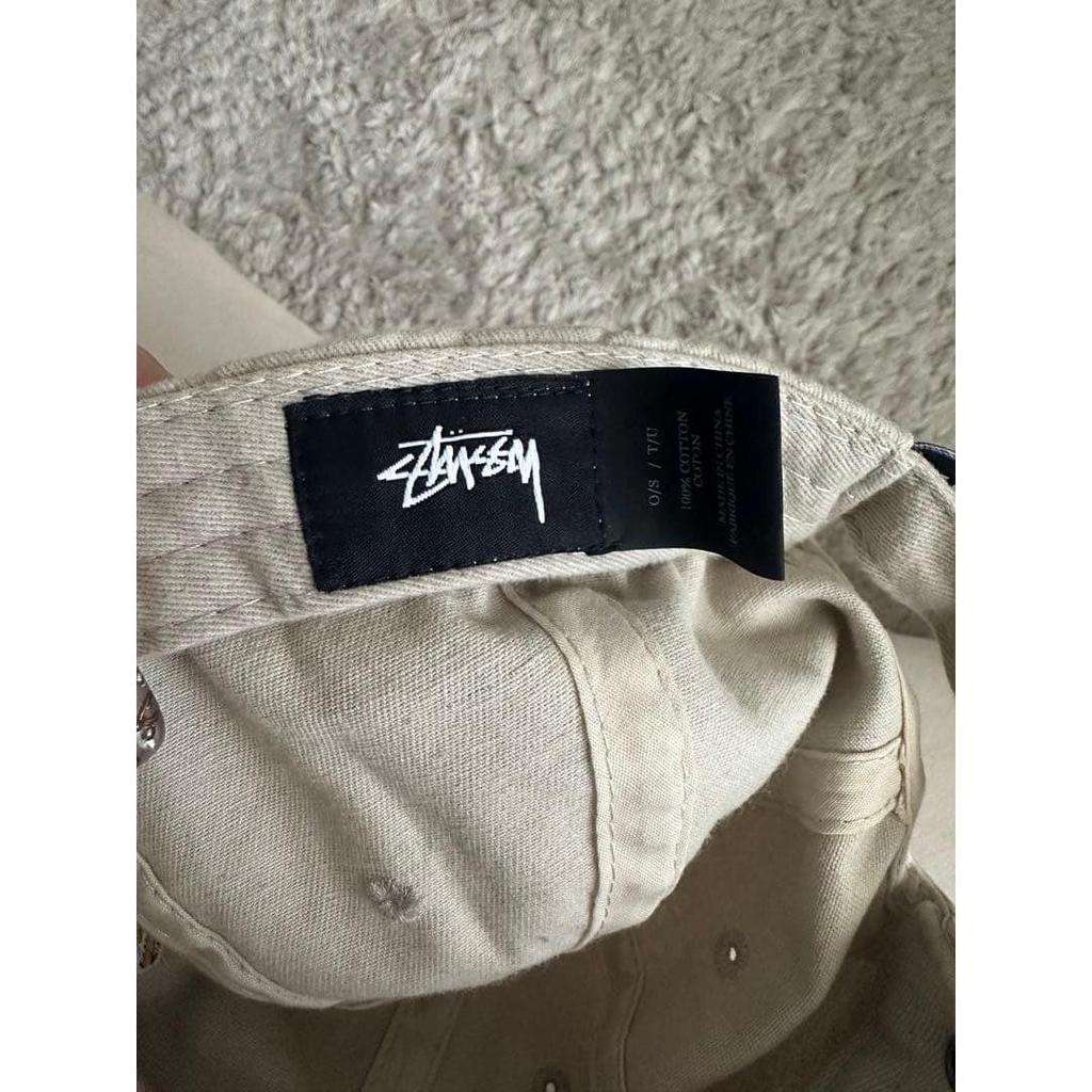 Used STUSSY beige cap