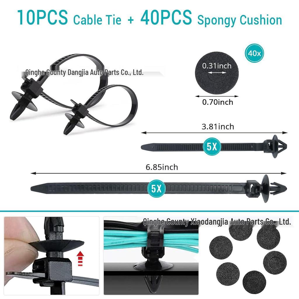 965-teiliges Auto-Druckknöpfe-Set: 24 Typen für Toyota & Honda Stoßfängerbefestigungsnieten