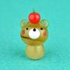 Four Cart Cute Handmade Glass Apple Bear