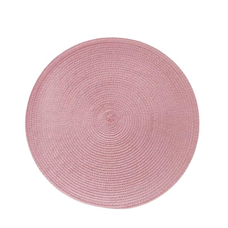 Round Woven Placemats Heat Resistant Non Slip For Kitchen Table Holiday Home Use
