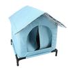 Outdoor Cat House Winter Warm Water Resistant Rainproof Large Space All Seasons   Enclosed Tent Insulated Shelter for Stray Cat