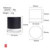 1Pcs Plastic Cream Jar With White Liner Cream /Lotion Bottle Cosmetic Container Refillable Bottles With Spoon