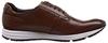 Hoop Didu Men's Dress Leather Sneakers (19330105) DBR, Size 26.5cm, 2E