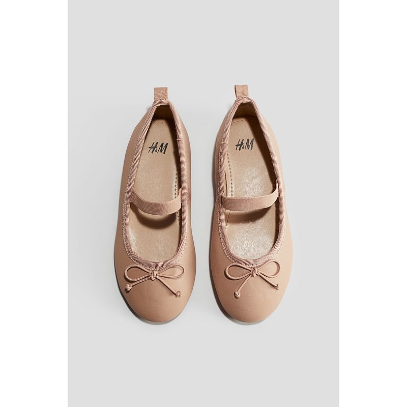 

HM 2025 Autumn New Children s Shoes Girl Ballet Low-Cut Shoes 1262019 Beige EUR29
