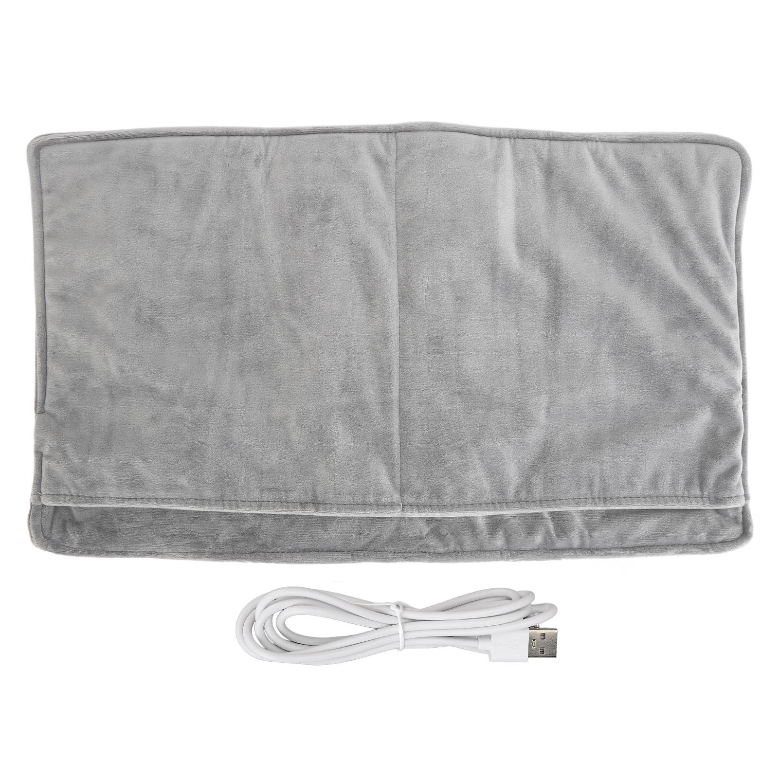 

Electric Heated Foot Warmer USB Powered Foot Heating Pad Soft Plush Promotes Circulation Foot