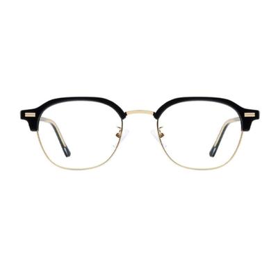 Oart Celan SCHWARZ GOLD quadratische Brille mit goldener Fassung