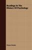The Readings In The History Of Psychology Book