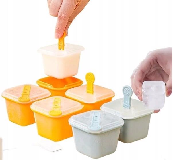 Popsicle Molds For Ice Cubes, 6 Pcs.