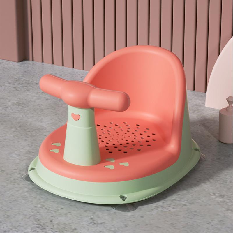 Draagbare Douchestoel voor Baby's Waterdicht Antislip Stabiel Badrek voor Pasgeborenen Peuters Jonge Kinderen Badkamer Baden Groei Benodigdheden