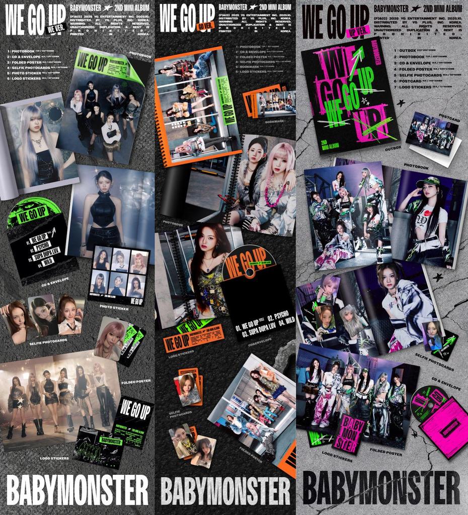 BABYMONSTER WE GO UP / 2nd Mini Album