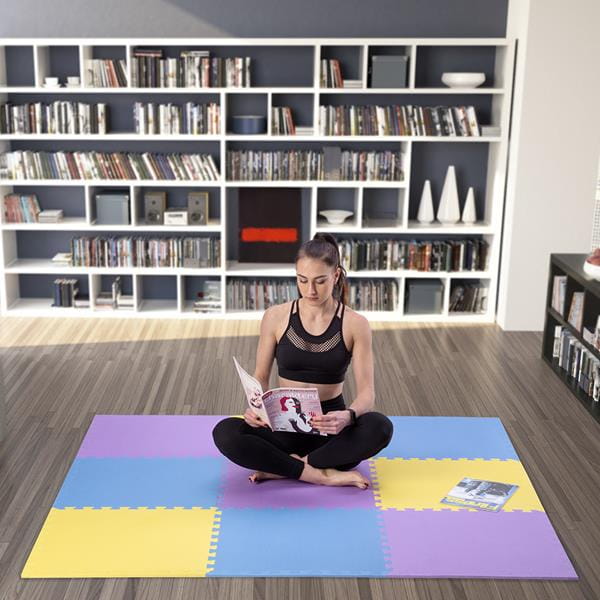 Mp10 Mata Puzzle Multipack Yellow-Blue-Purple 9 Elementów 10Mm One Fitness