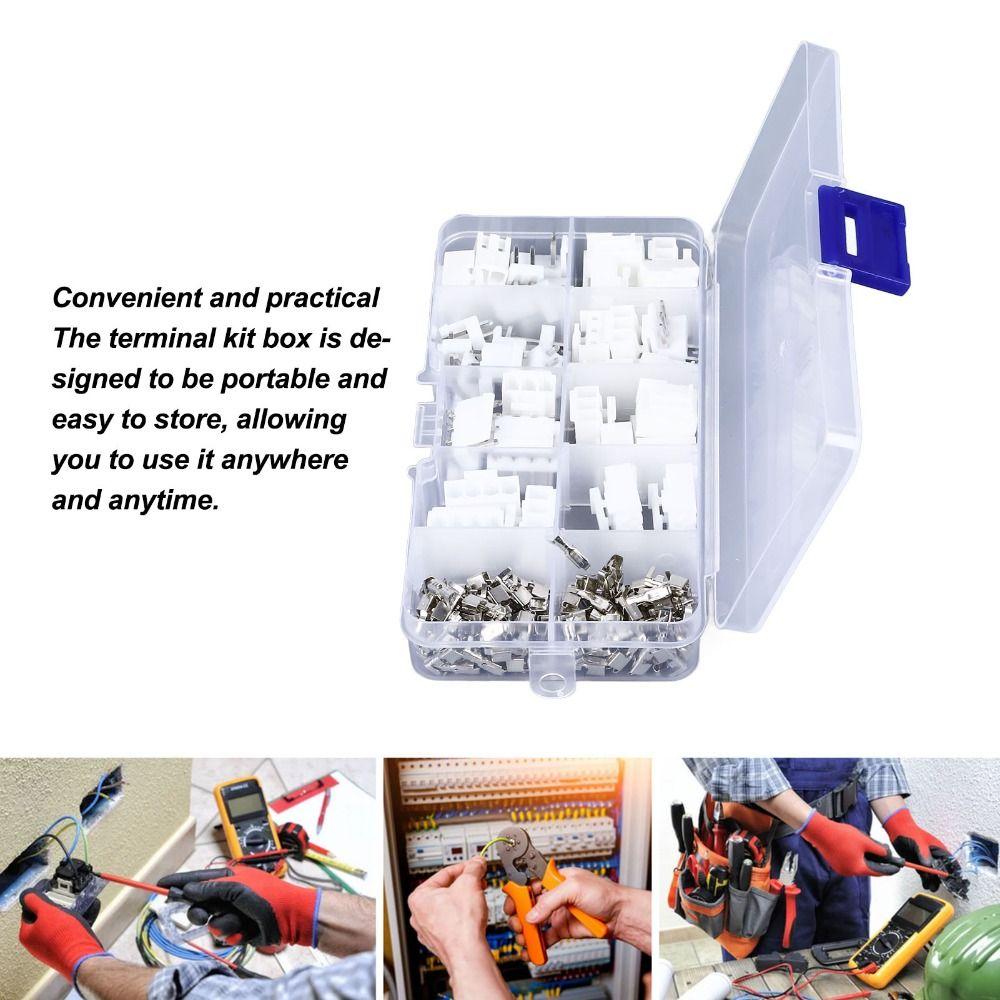 120PCS ABS Screw Terminal Block Connector Compatible Screw Terminal Block Kit  DIY Projects
