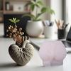 Heart Shape Silicone Craft Moulds Reusable Handmade Tool Silicone Texture for Making Resin Planter Holiday Decorations
