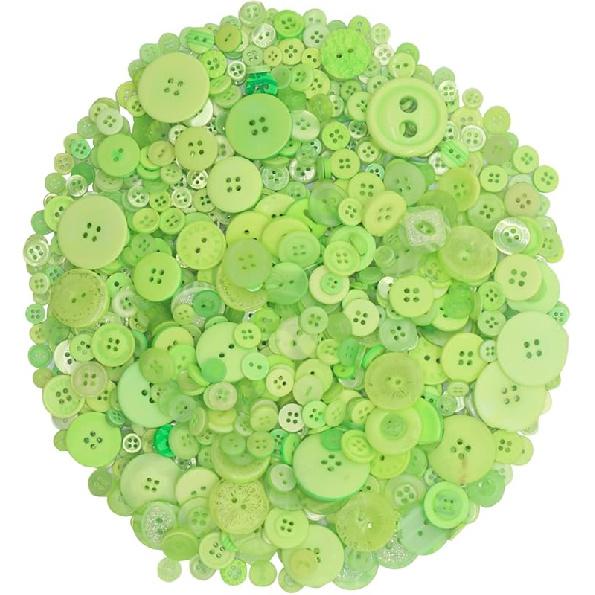 Wepetyo 660 Pcs Resin Buttons Assorted Sizes 2 and 4 Holes Round Craft Buttons for Adult Sewing,Kids Manual Button Painting,DIY Crafts(Rainbow)