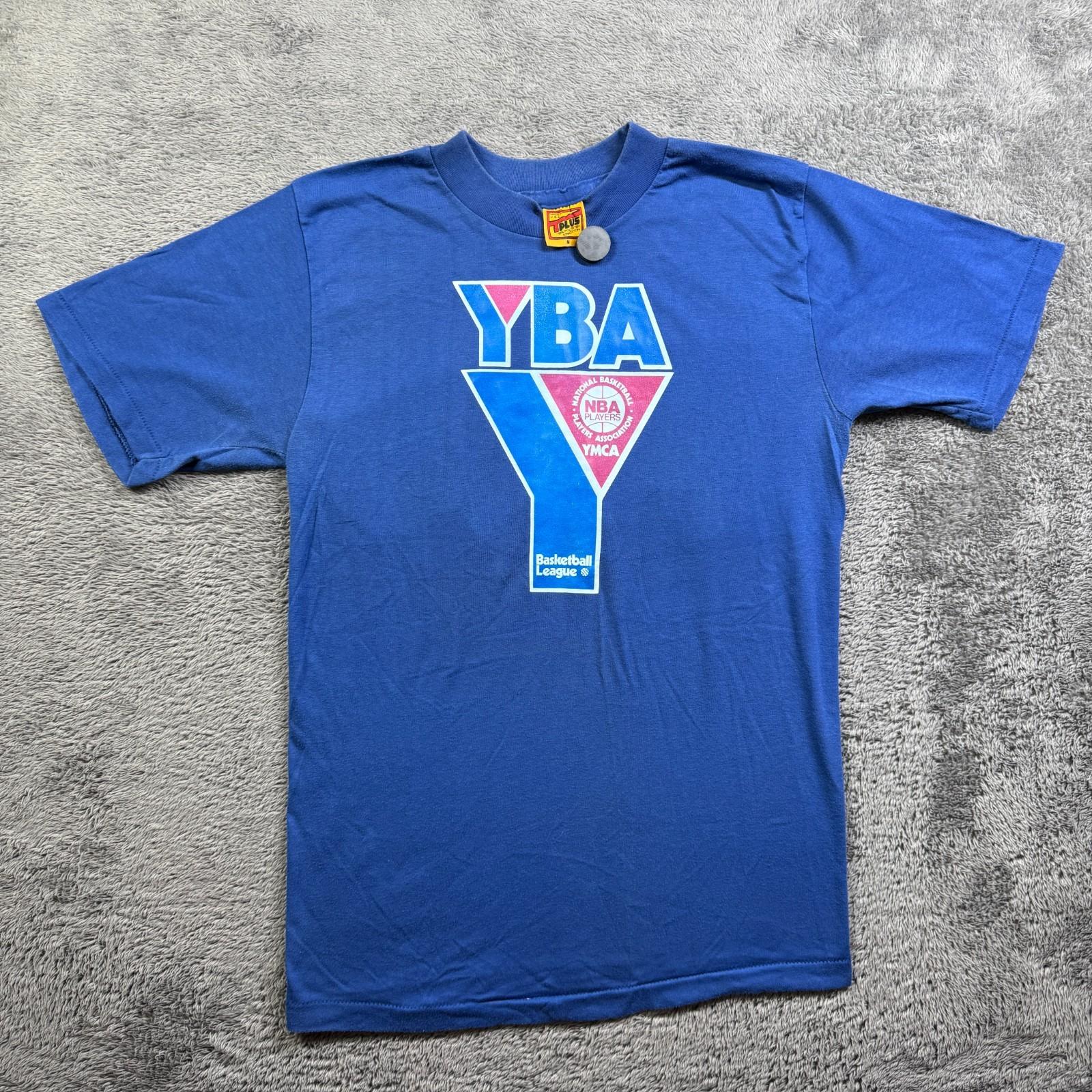 Vintage 70s YMCA YBA NBA Shirt Adult M USA Single Stitch Basketball Tee Single Unisex T-Shirt L