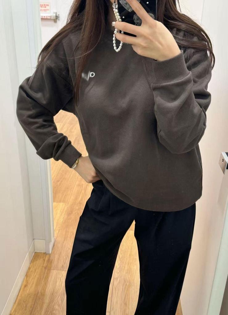 Spot A10 Classic 3D Letter Round Neck Long Sleeve Hoodie - Casual, Loose, Versatile Sportswear for Autumn