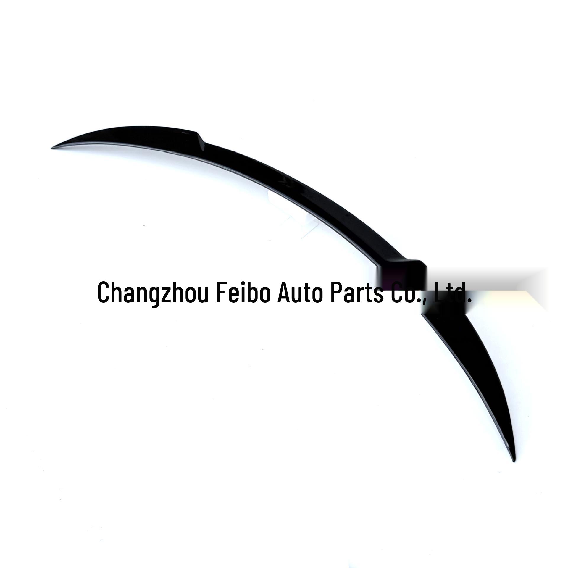 Compatible with Tesla Model 3: Carbon Fiber Blade-Style Rear Spoiler for Replacement & Modification