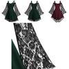 One Word Collar Women's Victorian Style Dress With Long Sleeves Perfect For Christmas And Easter