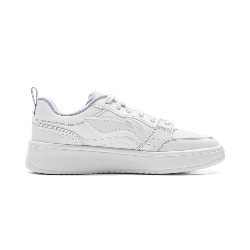 Li Ning Sycee Slip Resistant Cushioning Abrasion Resistant Lightweight Breathable Low top Skateboard Shoes Women's AGCV144-2