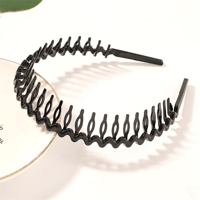 

Модная повязка на голову, резинки для волос для женщин, простота, противоскользящий ремень с зубчиками, красочные повязки на голову для девочек, аксессуары для волос, резинки для волос, новинка